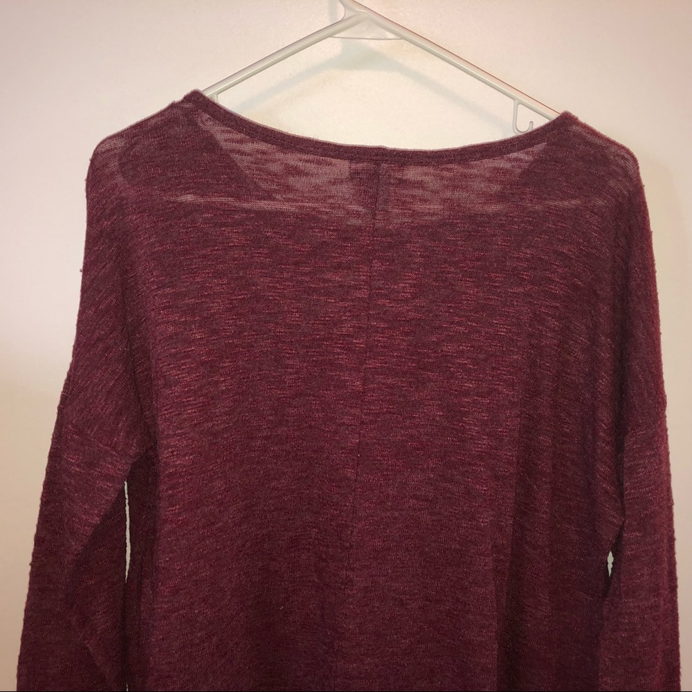 Old Navy Women’s Burgundy Large Thin Sweater